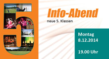 Mehr über den Artikel erfahren Informationsabend für die neuen 5. Klassen