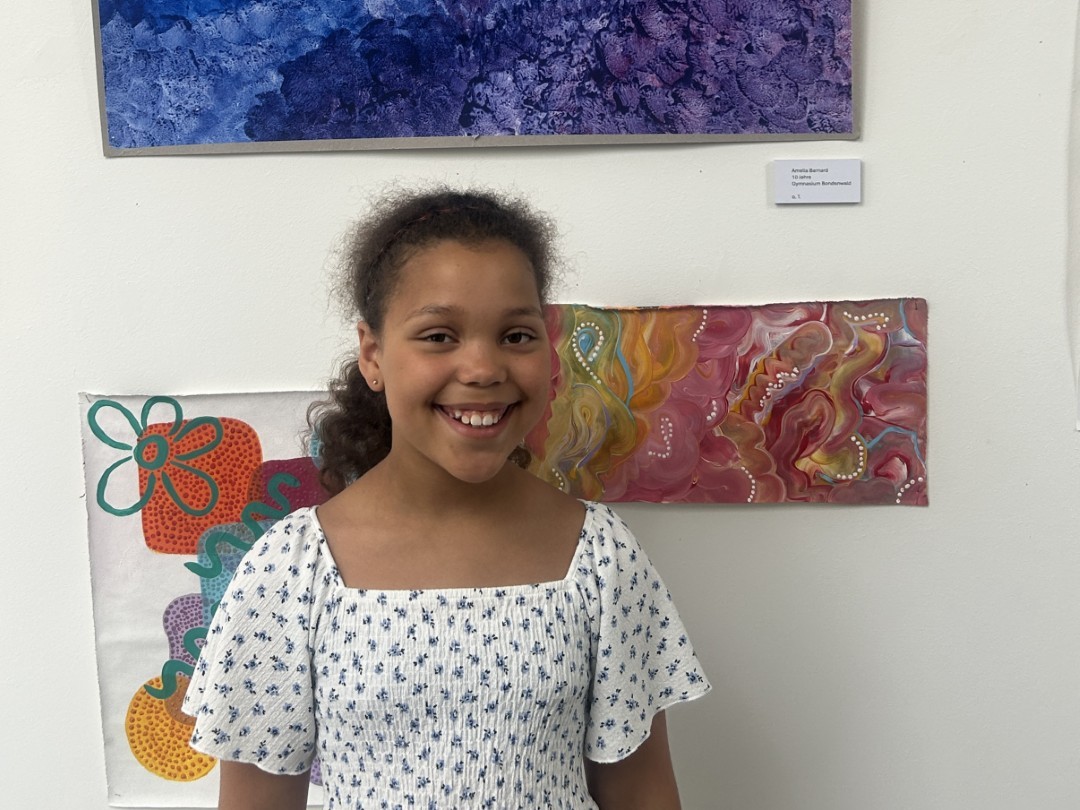 Mehr über den Artikel erfahren Amelia aus der 5. Klasse im Kunstlabor der Deichtorhallen